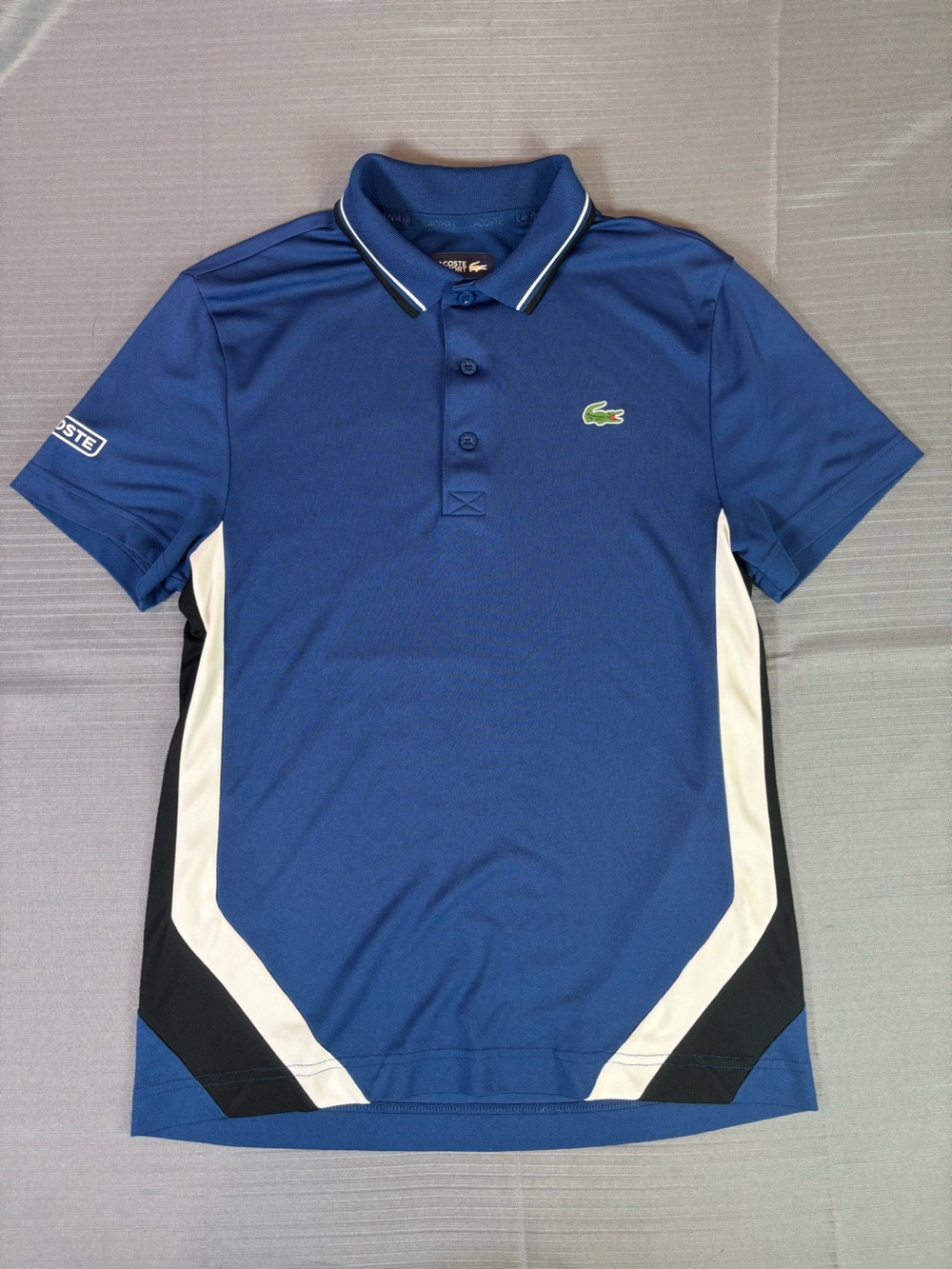 Lacoste Sport Ultra Dry Polo Shirt Men’s Small Blue Tennis Golf Performance